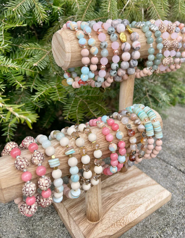 Drops of Wellness Stone Bracelets