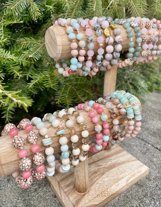 Drops of Wellness Stone Bracelets