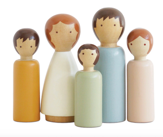 Dubois Wooden Family Dolls