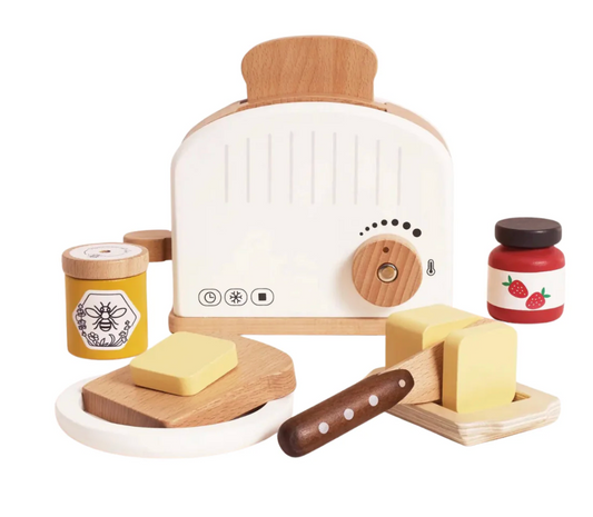 Wooden Toaster Set