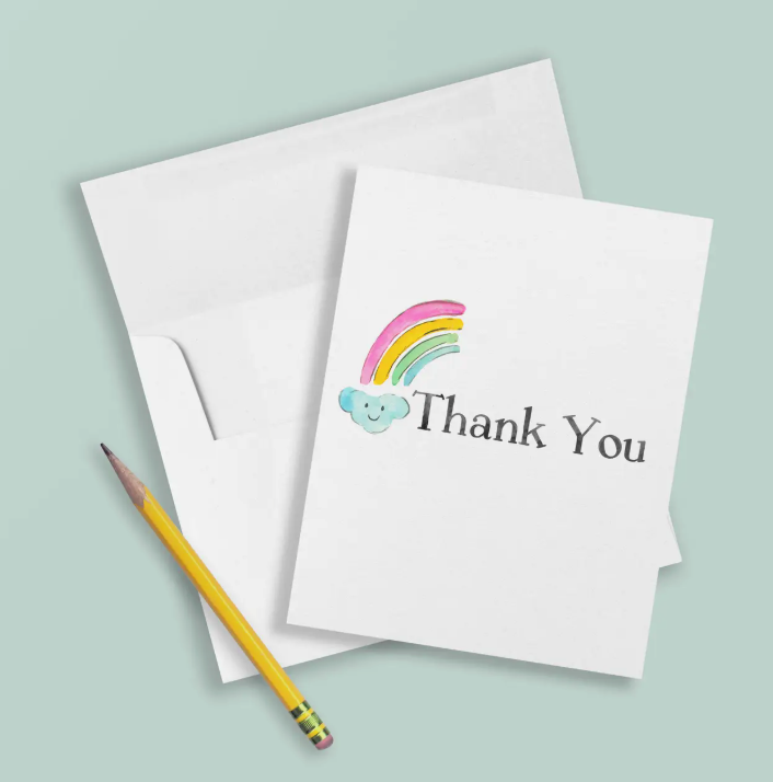 Kids Stationery Thank you Card Set
