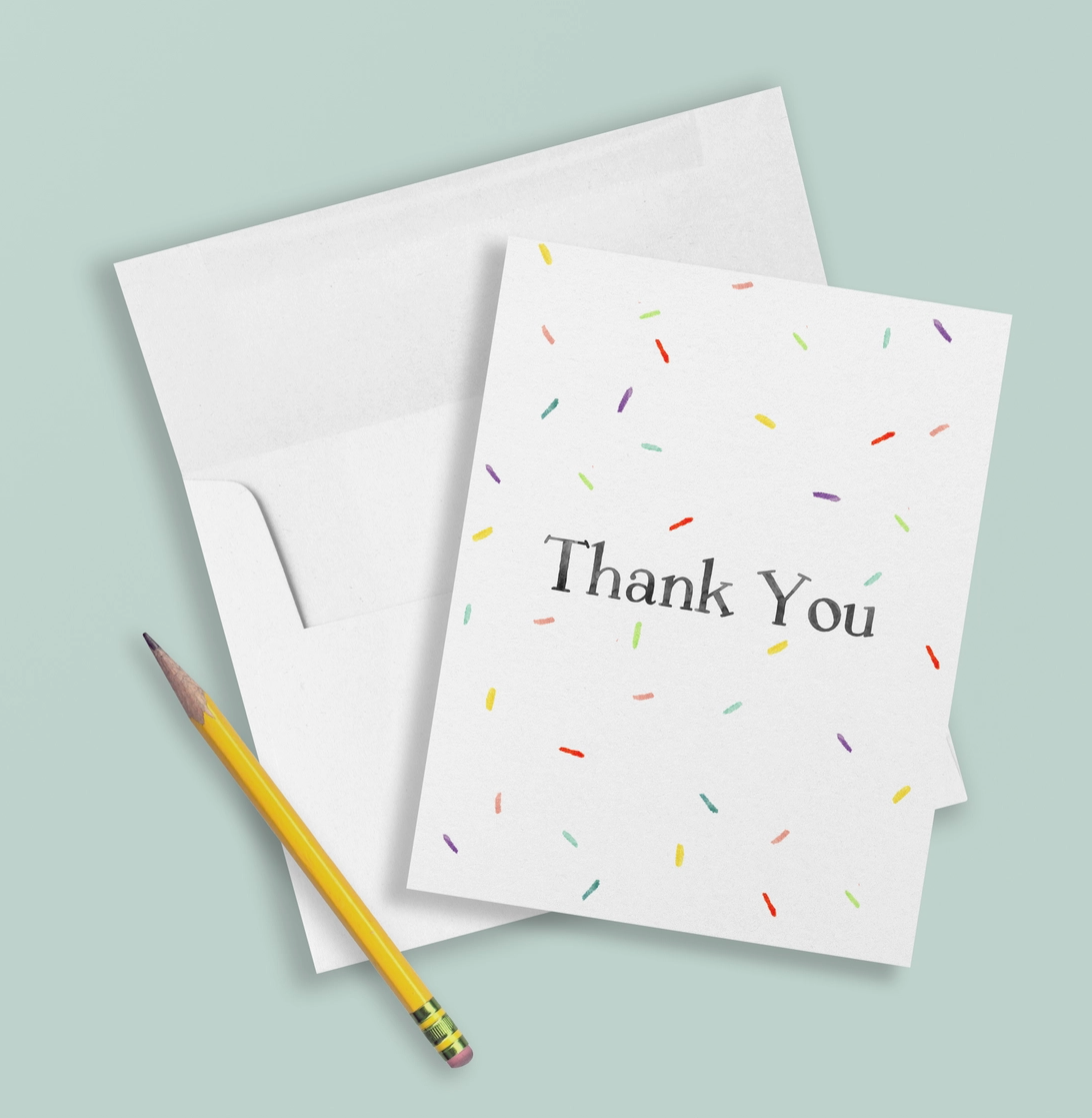 Kids Stationery Thank you Card Set