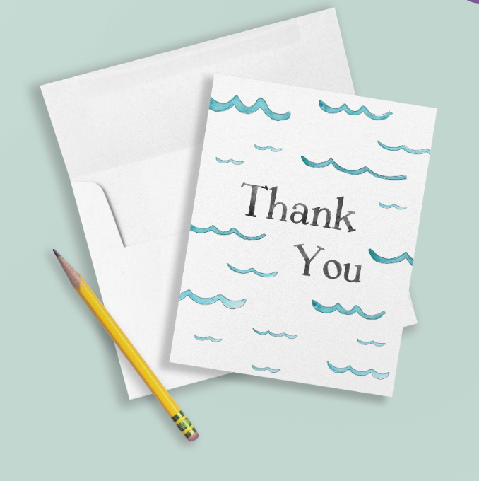 Kids Stationery Thank you Card Set