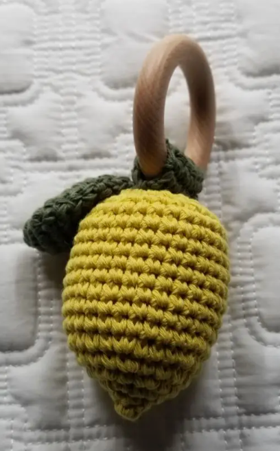 Hand Crochet Rattle Toy