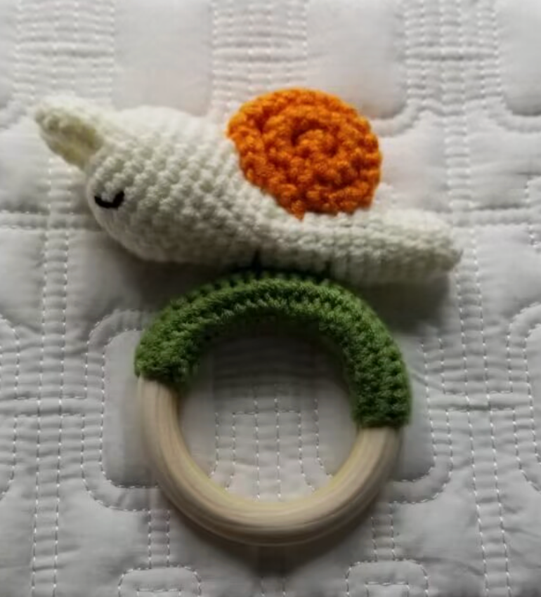 Hand Crochet Rattle Toy