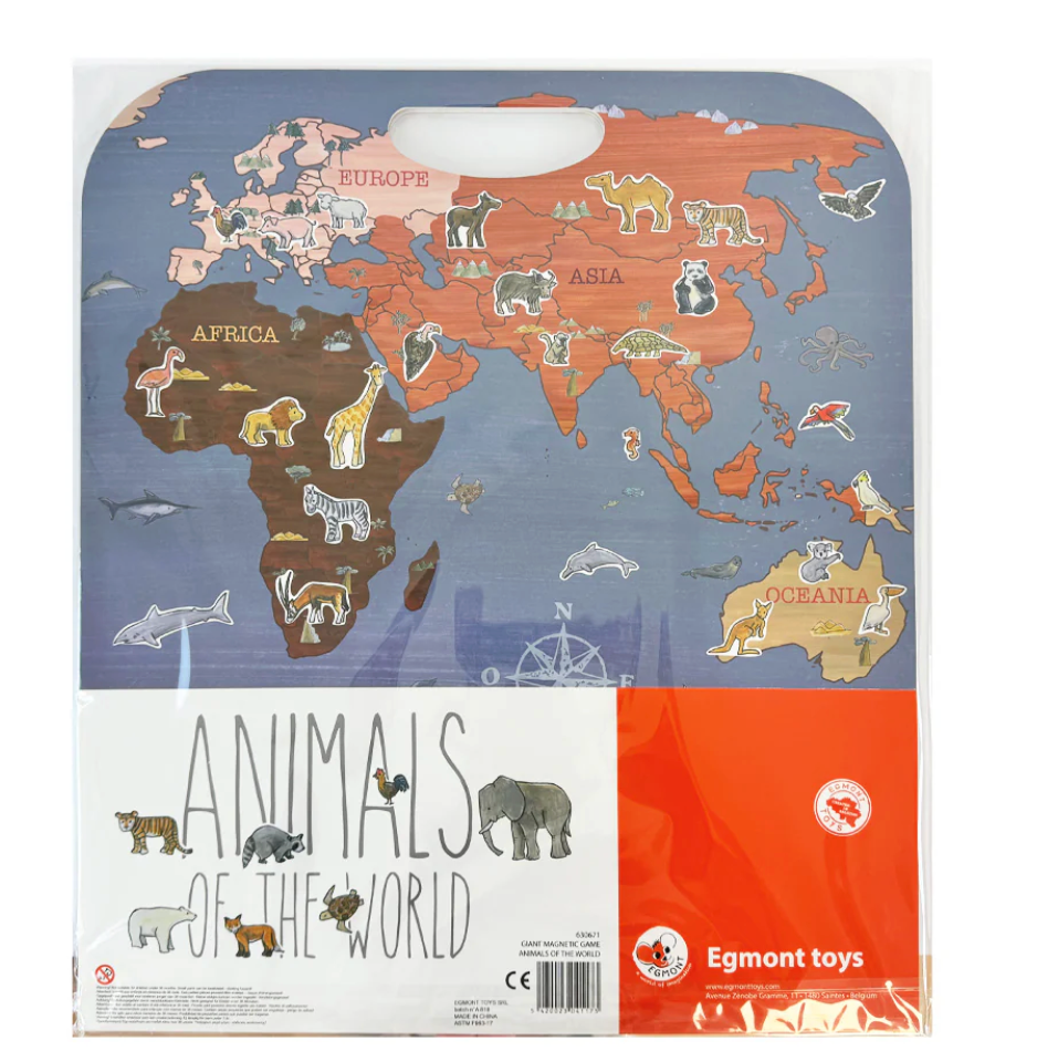 Giant Magnetic Activity Game - Animals Of The World