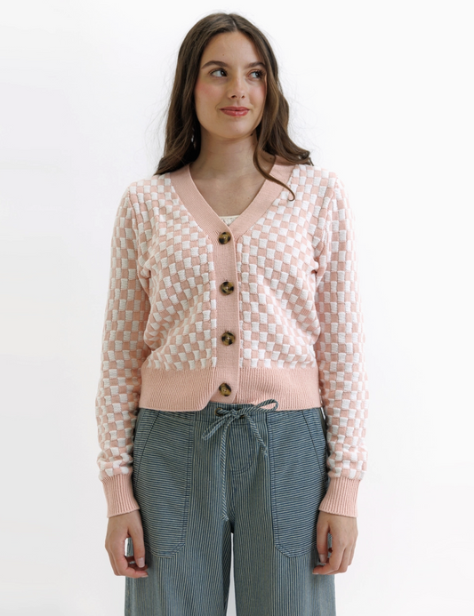 Checks & Ciao Cardigan