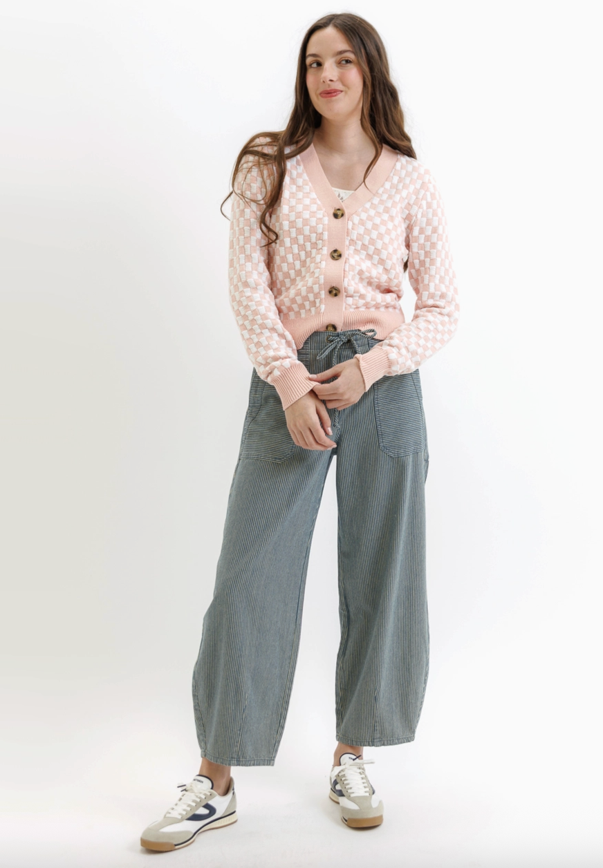 Checks & Ciao Cardigan
