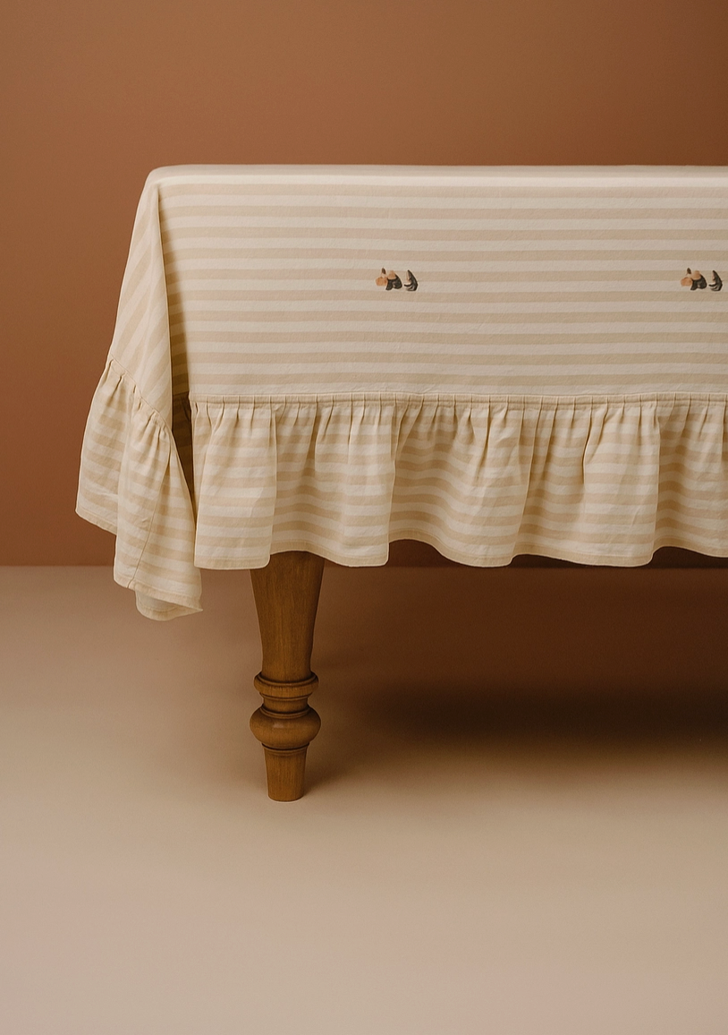Frances Ruffled Tablecloth