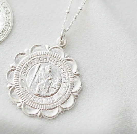 St. Christopher Medallion necklace