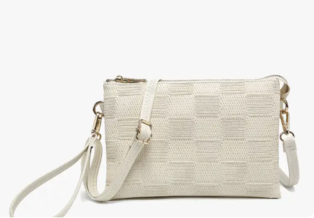 Large Checkered Crossbody