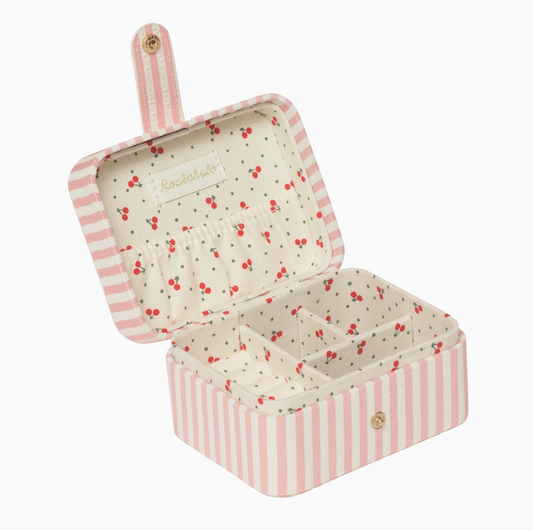 Striped Cherry Jewelry Box