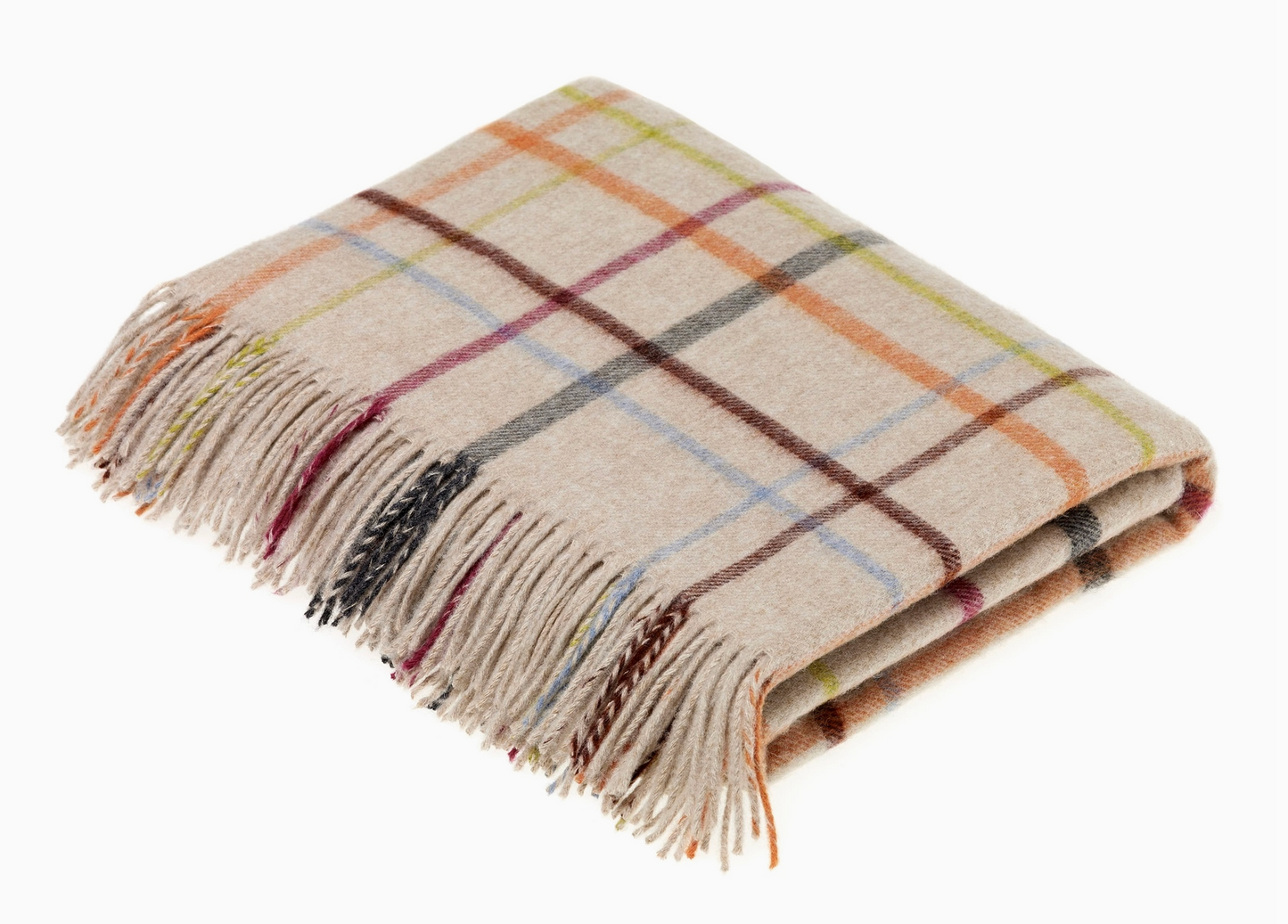 Contemporary Windowpane, Multi-Spot and Multi-Ribbon Range Blanket