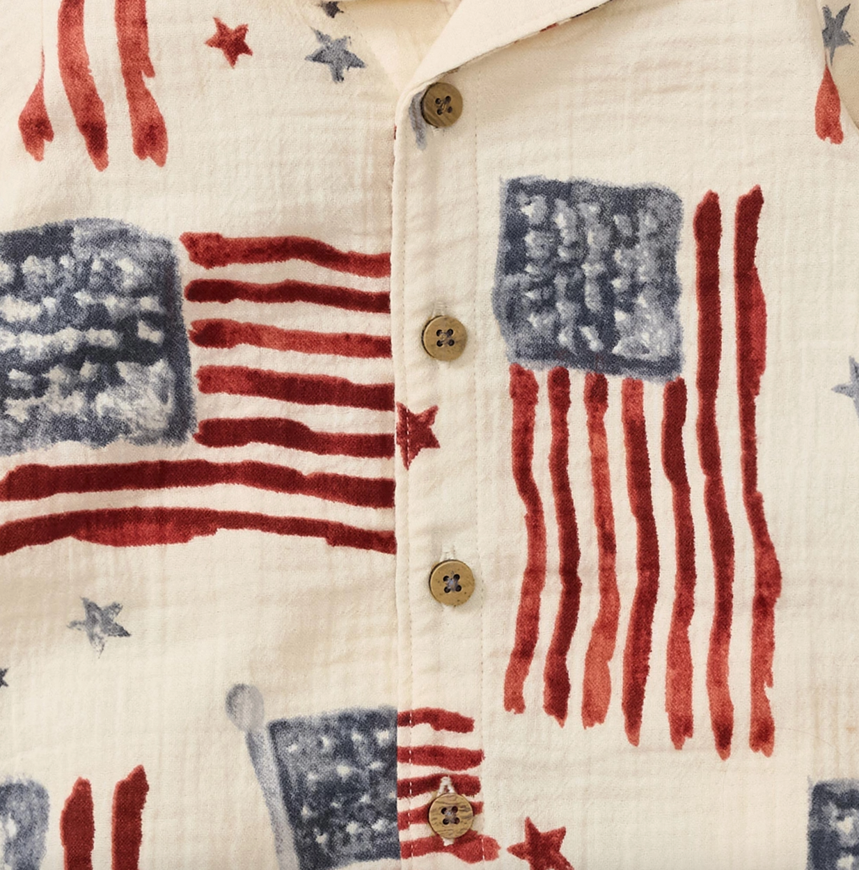 American Flag Romper