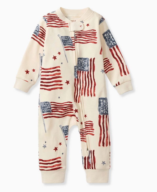 American Flag Organic Cotton Sleeper