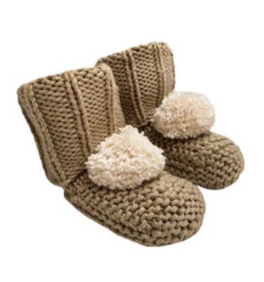 Pom Pom Booties