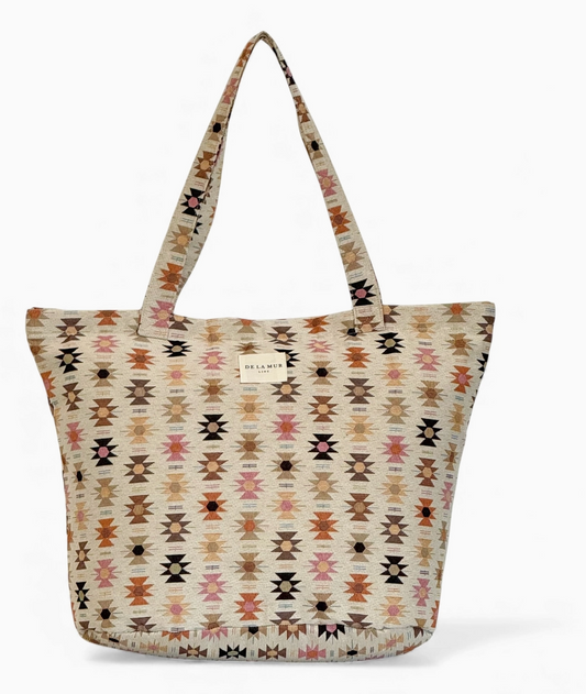 De La Large Zippered Bag