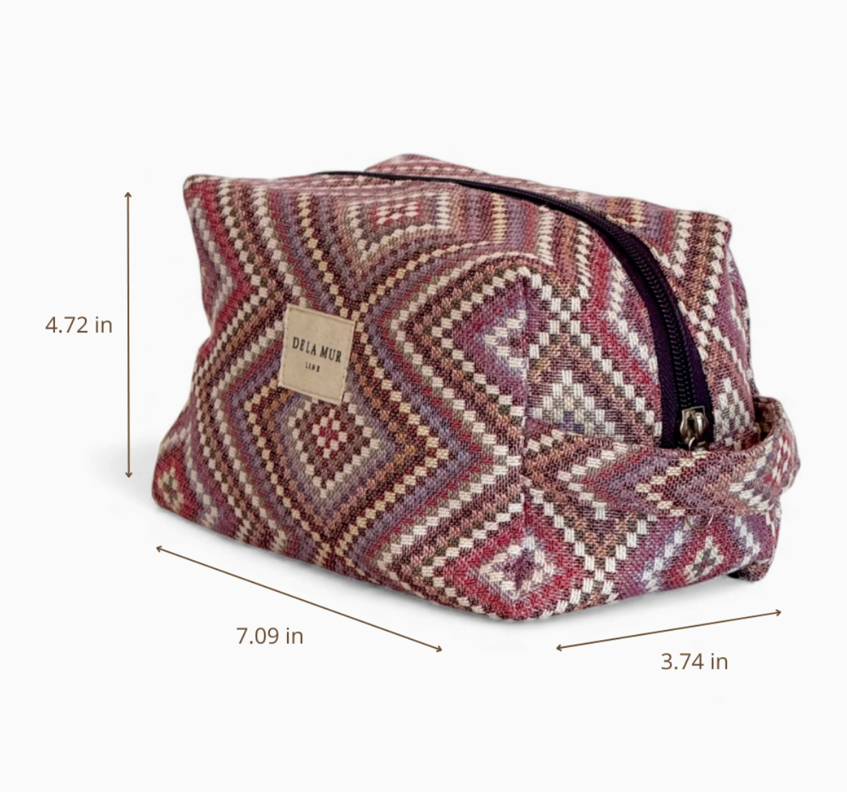 De La Squared Makeup Bag