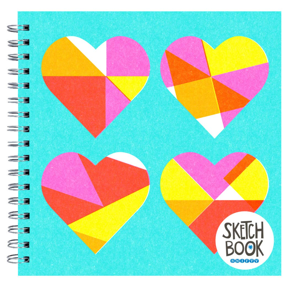 Quilted Hearts Sketch Book