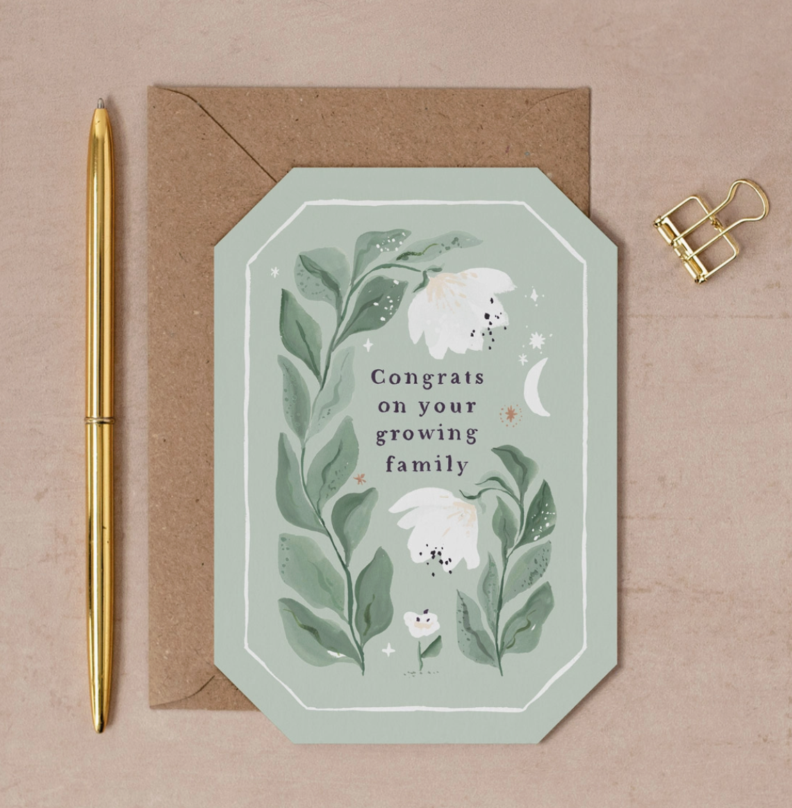 Congrats on Growing Family Card