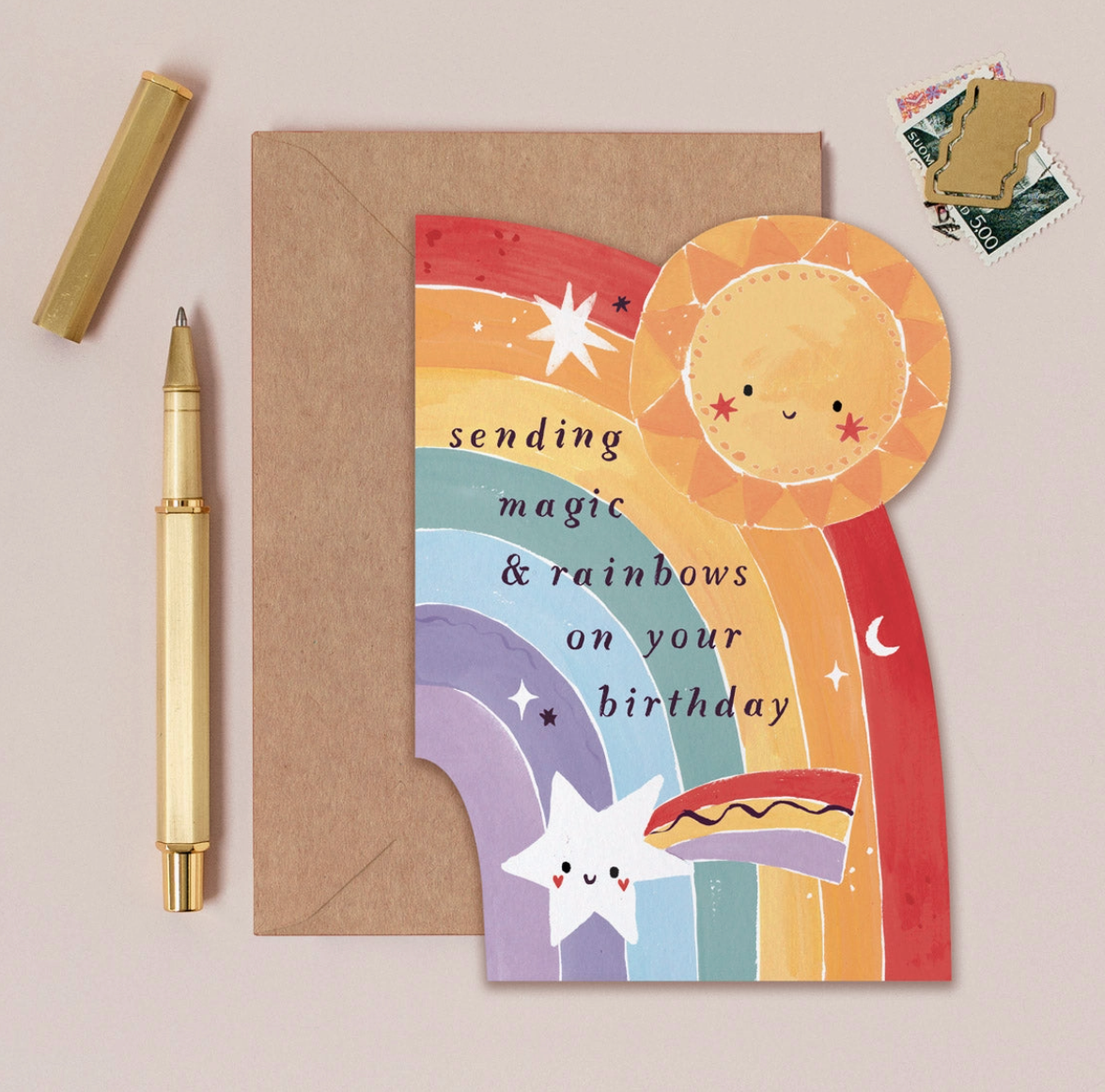 Magic & Rainbows on your Bday Card