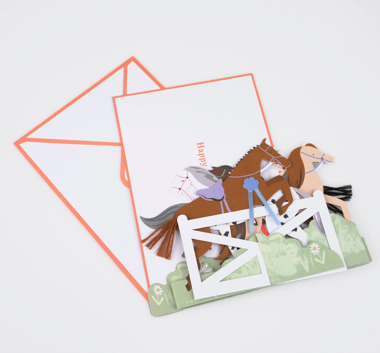 3D Horse Bday Card