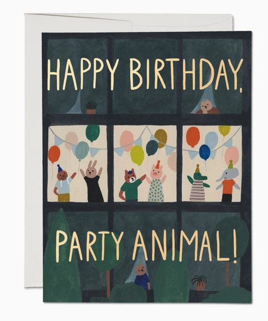 Party Animal Bday Card
