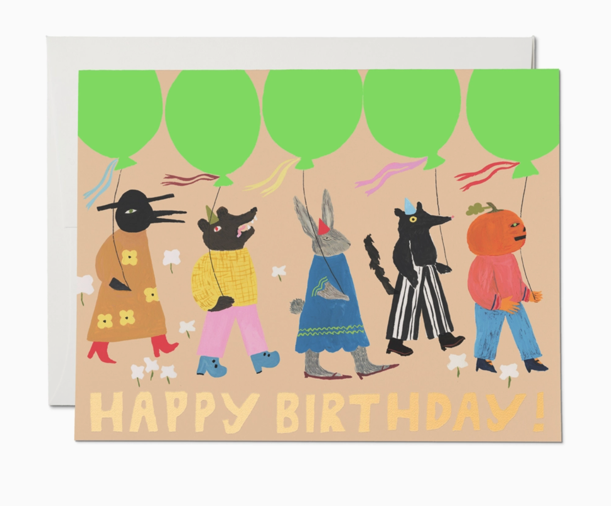 Animal Balloon Parade Card