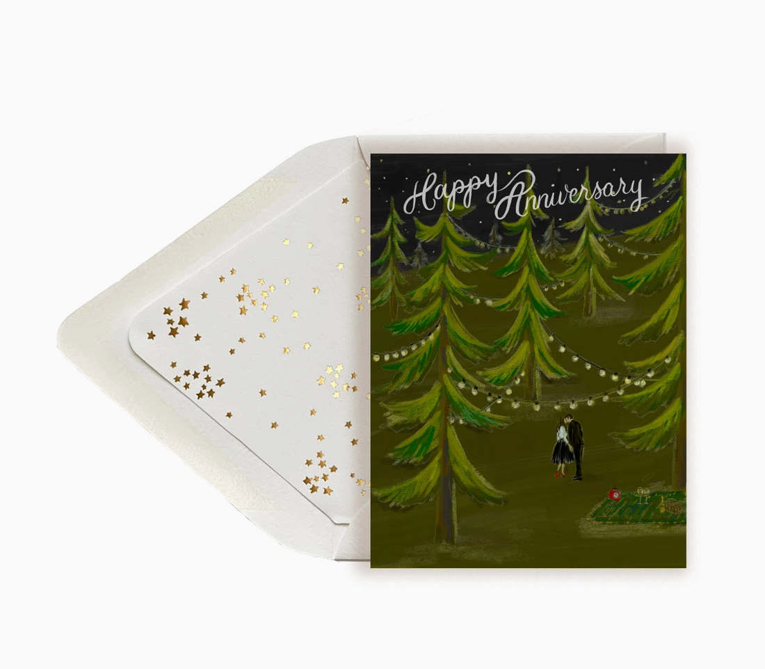 Forest Happy Anni Card