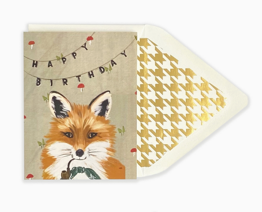 Bday Fox Card