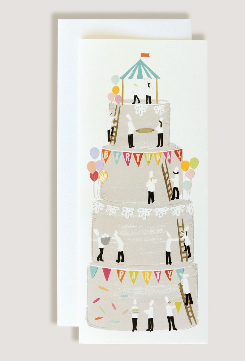 Bakers Bday Cake Card