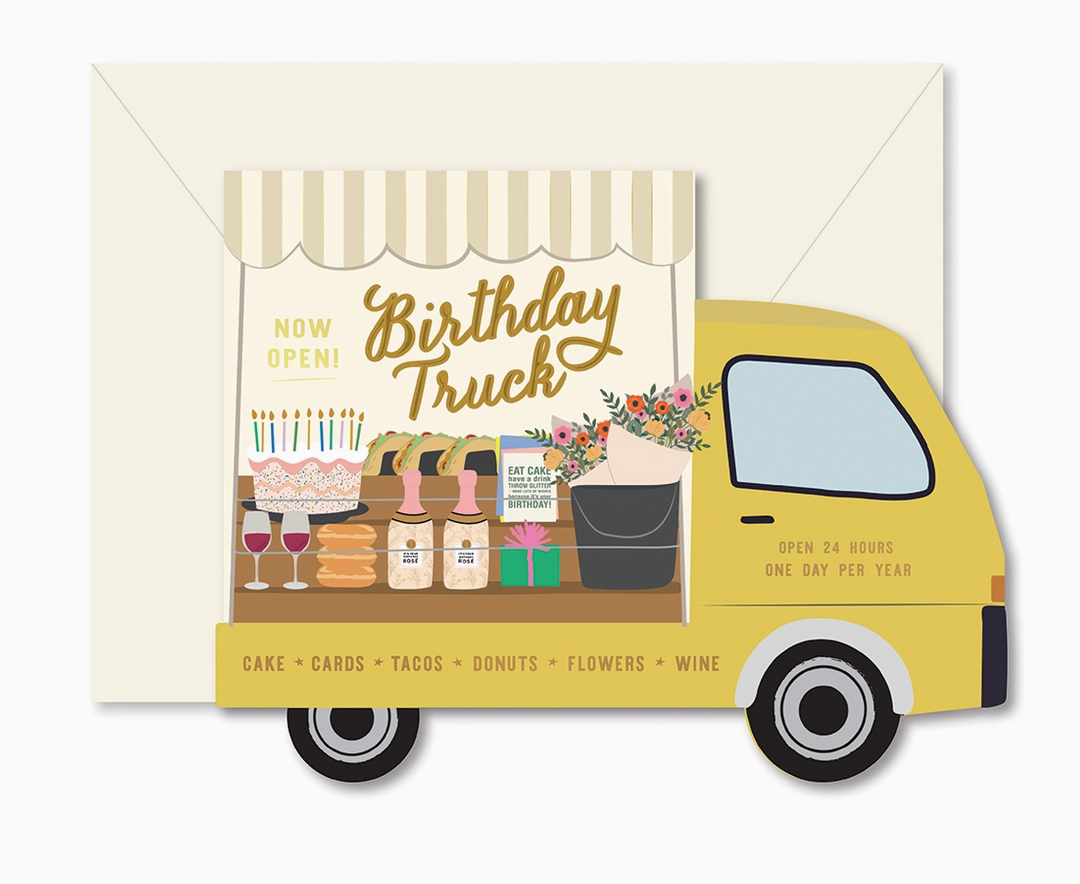 Birthday Truck Card
