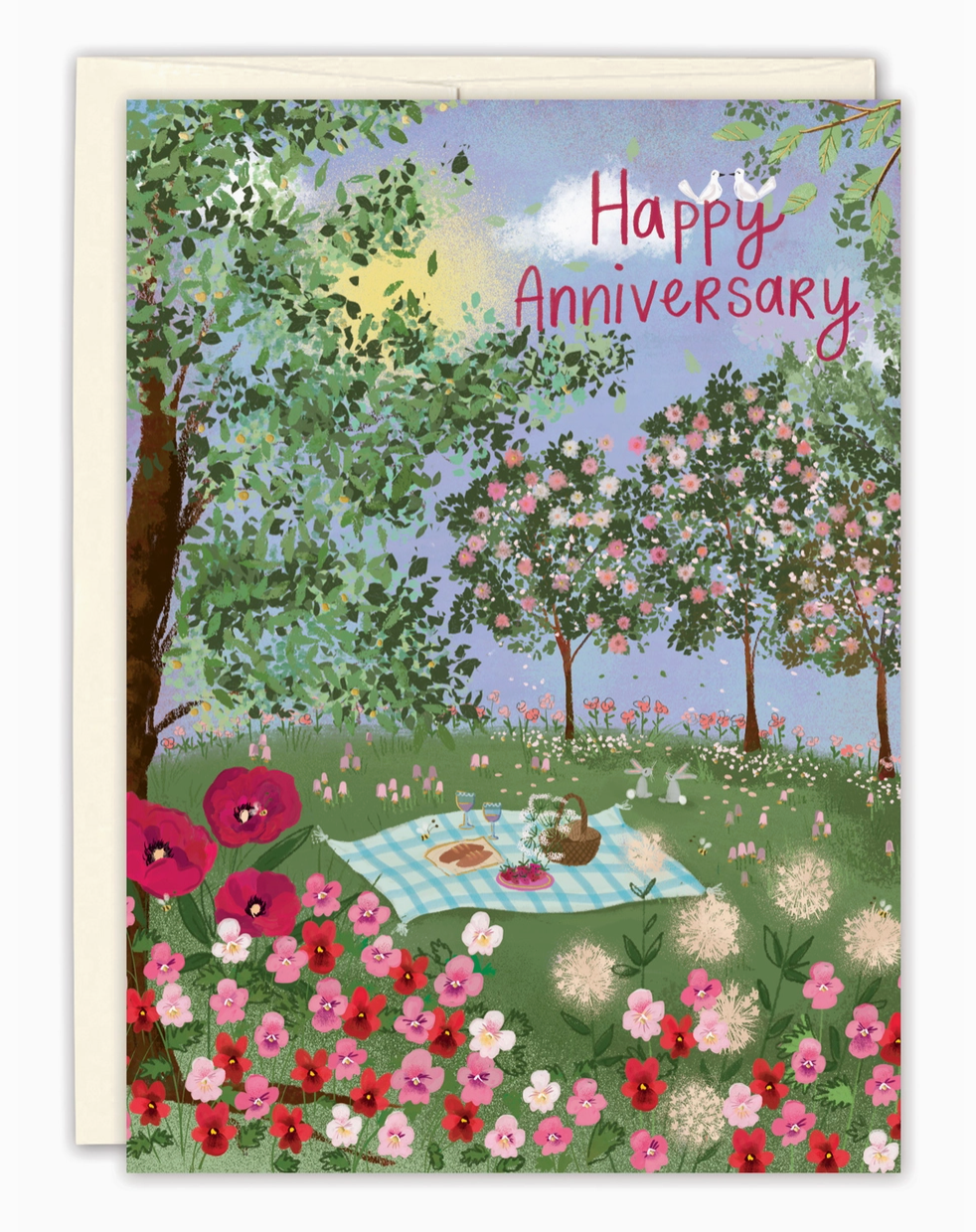 Happy Anni Picnic Card