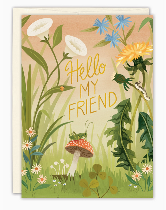 Hello My Friend Card