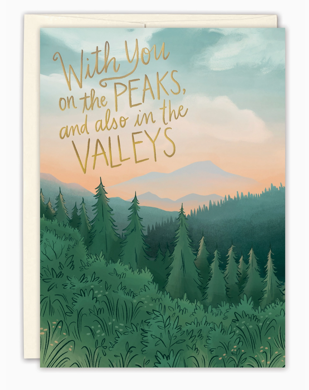 With You on the Peaks Card