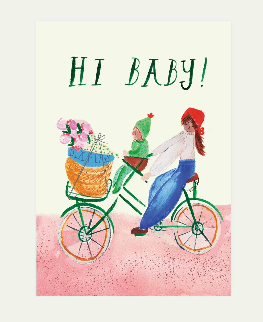 Hi Baby Card
