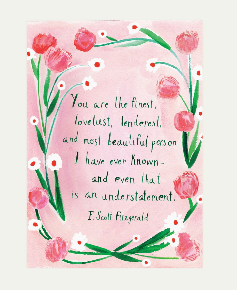F. Scott Fitzgerald Card