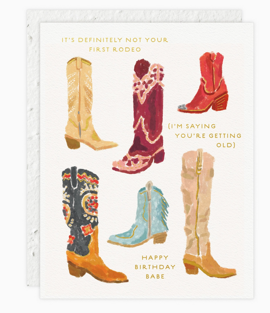 Not your First Rodeo Card