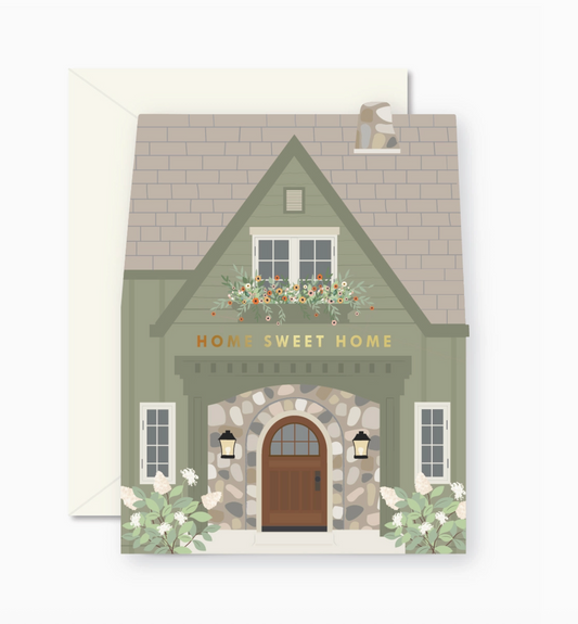 Green Home Sweet Home Card