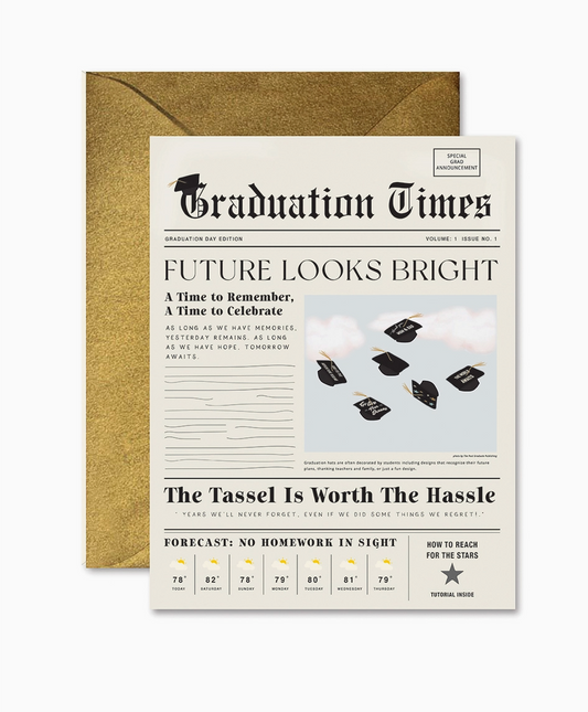 Grad Newsletter Card