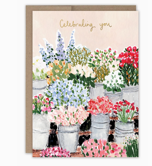Flower Market Bday Card