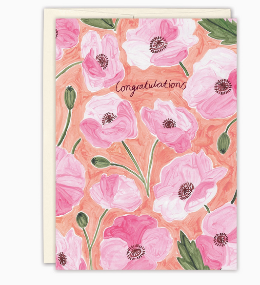Congratulations Flower Card