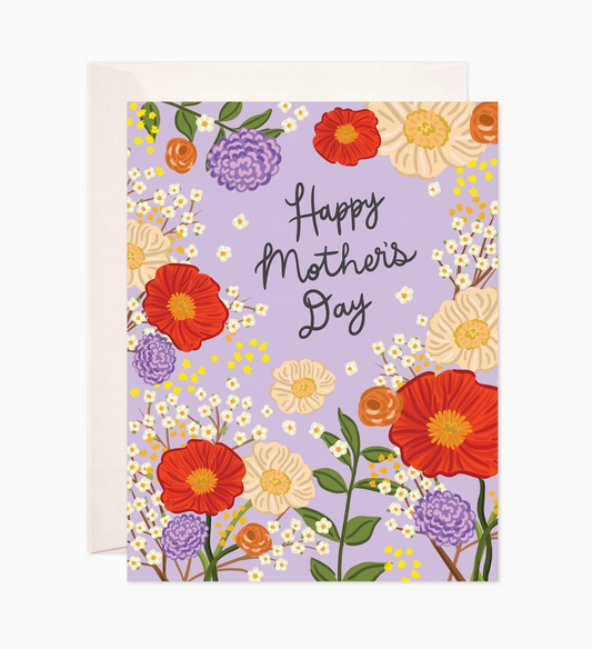 Happy Mothers Day Lilac Card