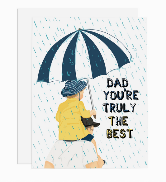 Dad You're the Best Card