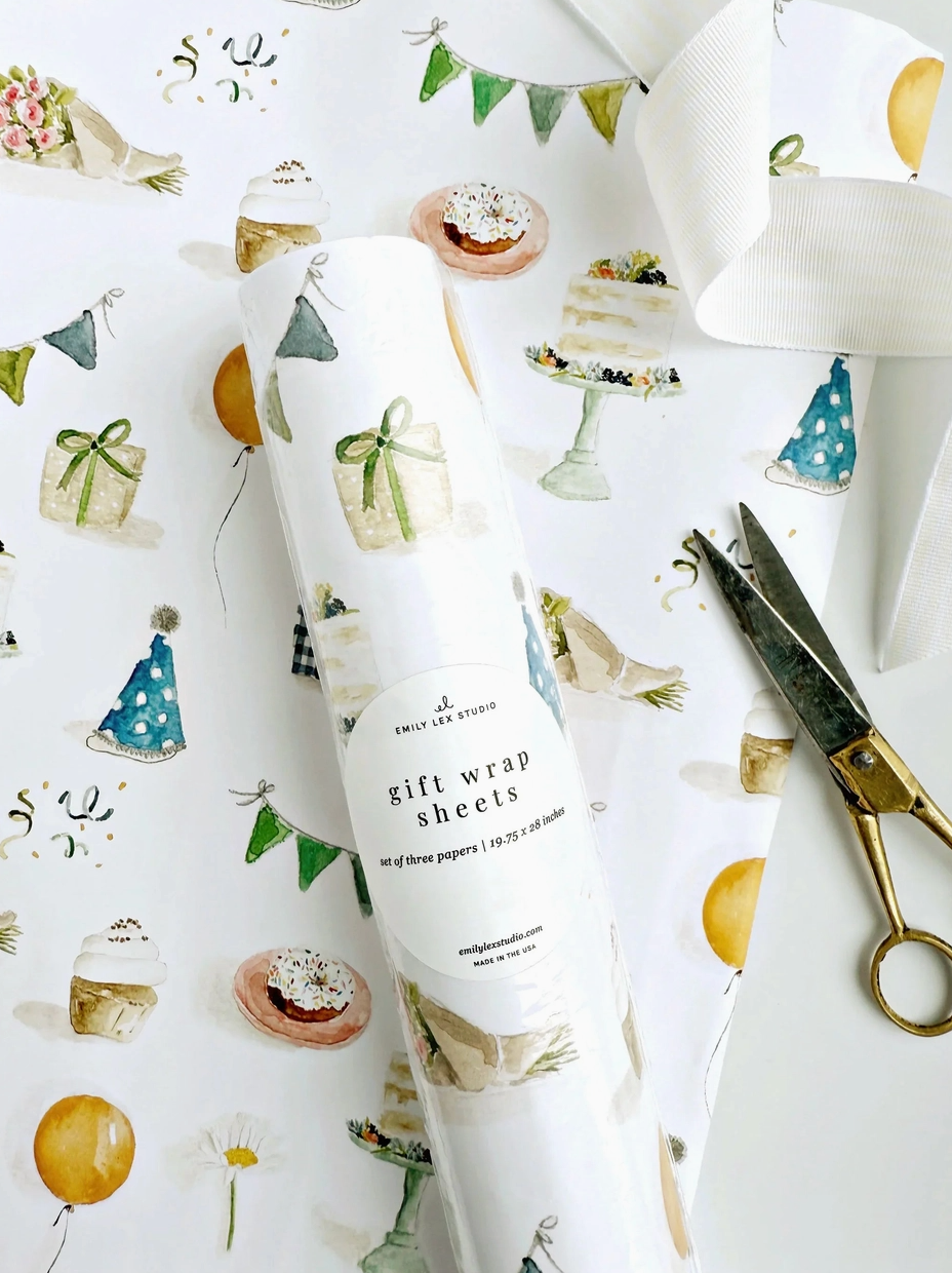 Celebrate Gift Wrapping Paper