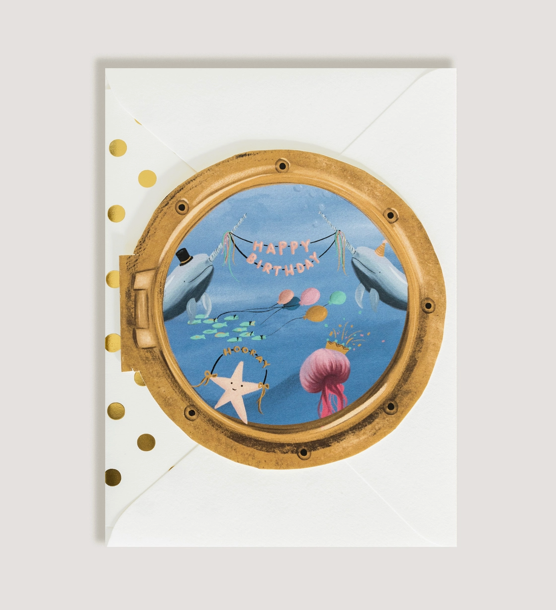 Bday Boat Window Card