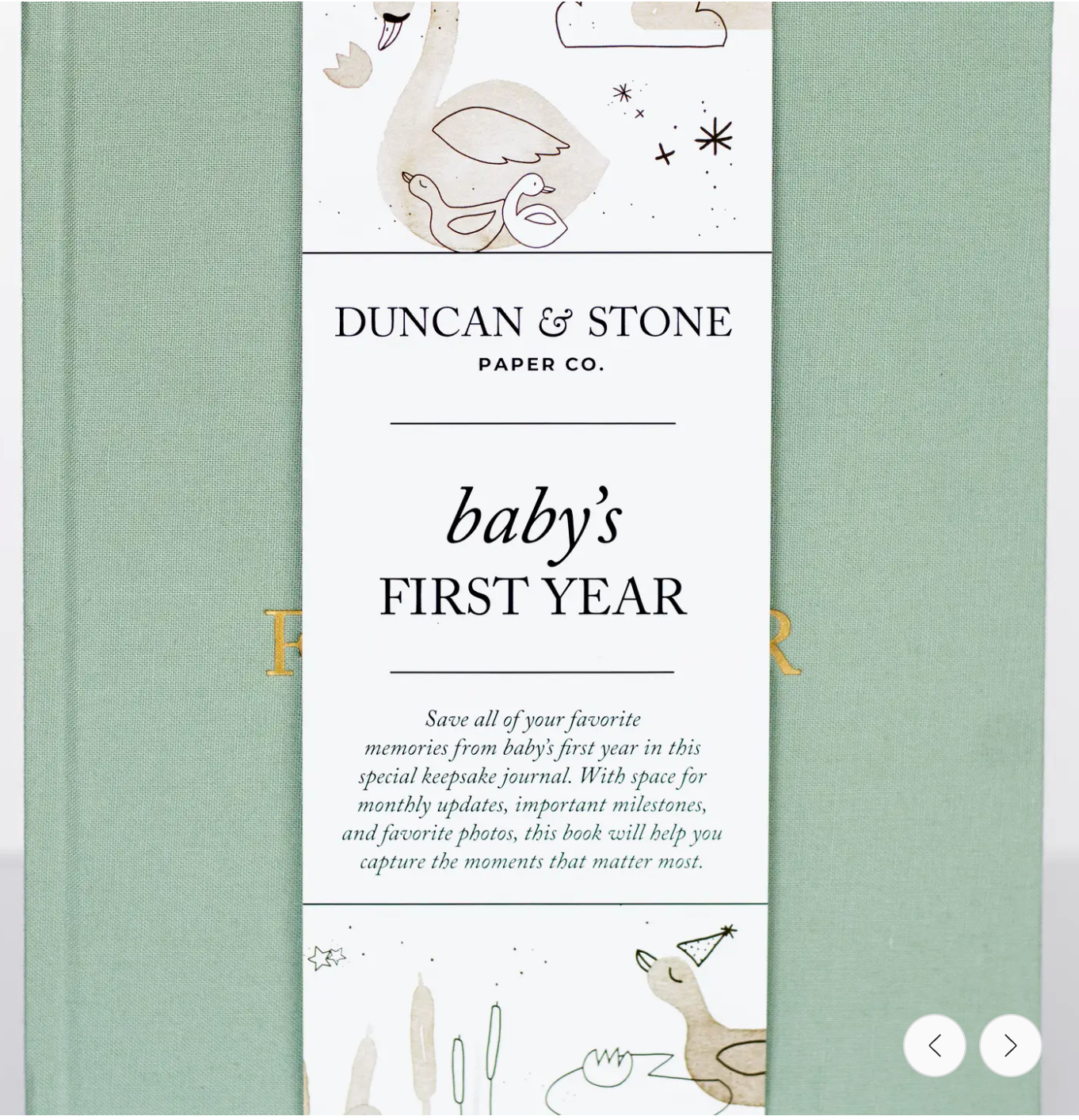 Baby's First Year Memory Book & Photo Album