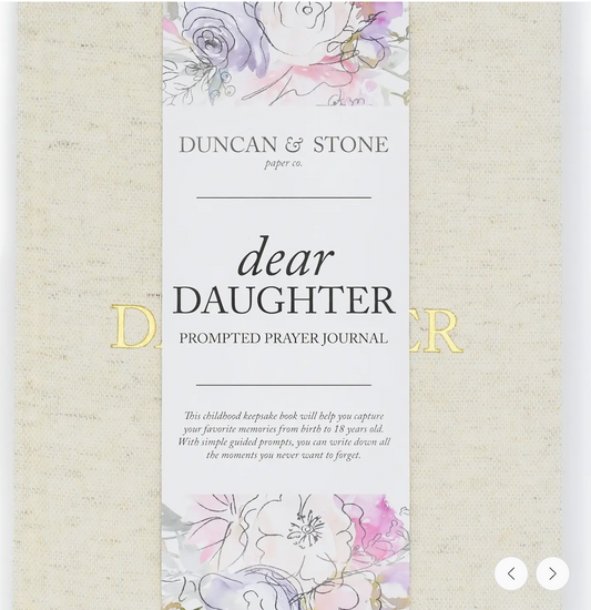 Dear Daughter Childhood Keepsake Book