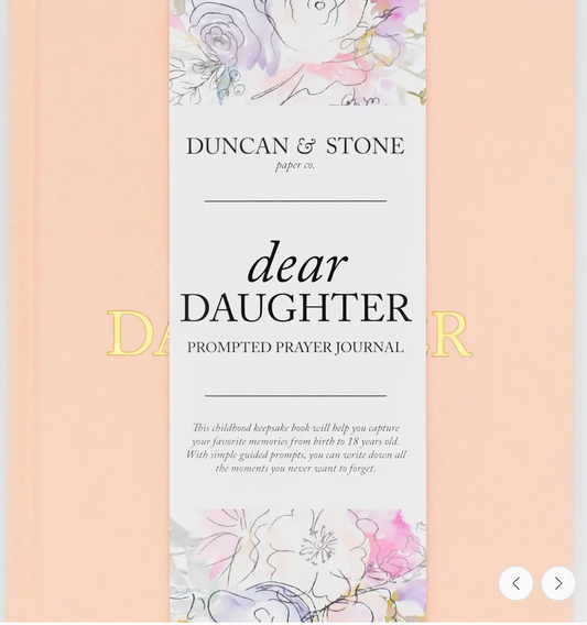 Dear Daughter Childhood Keepsake Book