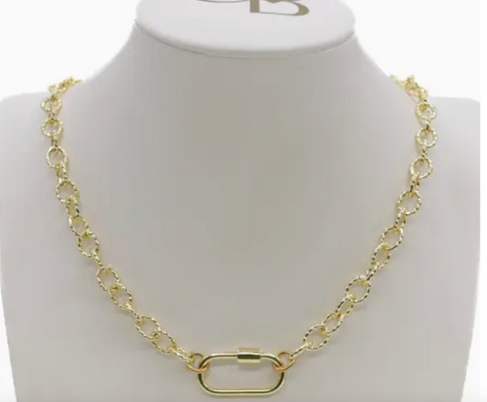 Gold Alexis Necklace with No Charms